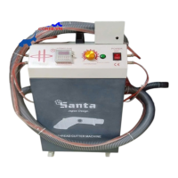 Máy cắt, hút chỉ thừa Santa 2 đầu hút 