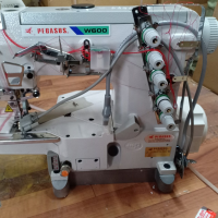 MÁY MAY KANSAI, VIỀN ĐẦU TÚM LIỀN TRỤC PEGASUS W600