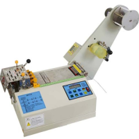 MÁY CẮT DÂY ĐAI TỰ ĐỘNG CÓ BỘ XẢ DÂY VIỀN