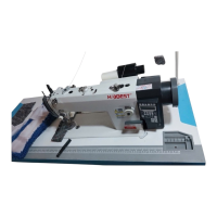 Máy may 1 kim chân vịt bước điện tử HOBEST 