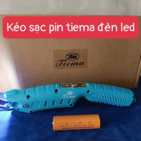 Kéo cắt vải pin sạc Tiema đèn led 