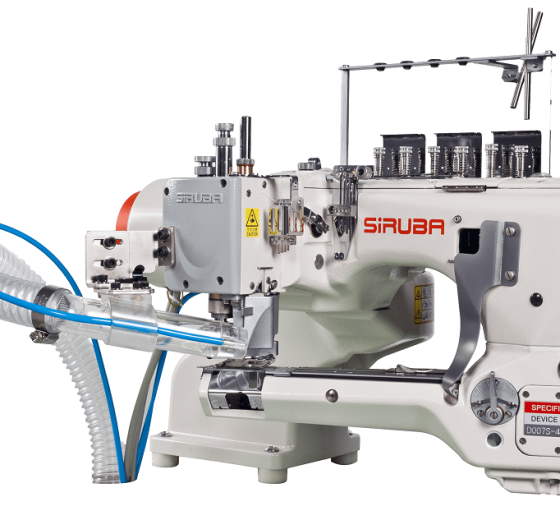 MÁY VIỀN CHẮP 4 KIM 6 CHỈ SIRUBA D007S-452-02-ET/AW1
