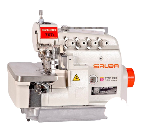 MÁY VẮT SỔ LIỀN TRỤC  3 KIM 6 CHỈ  SIRUA 767L-644-M-3-324