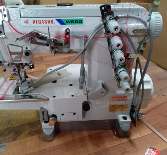 MÁY MAY KANSAI, VIỀN ĐẦU TÚM LIỀN TRỤC PEGASUS W600