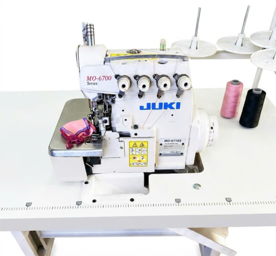 Máy vắt sổ 2 kim 4 chỉ Juki MO 6700 cũ