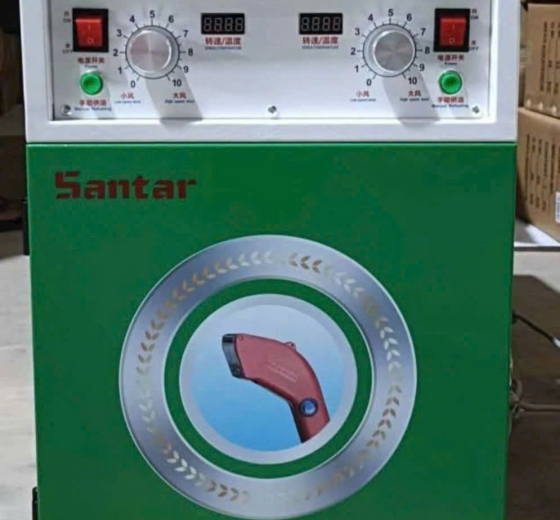 Máy cắt, hút chỉ thừa Santa 2 đầu hút 