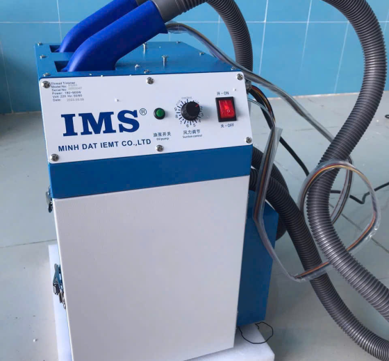 Máy cắt chỉ thừa 2 đầu cắt IMS