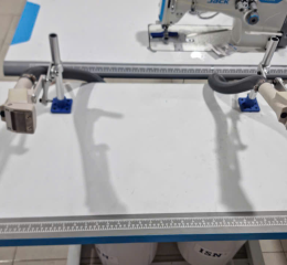 Máy cắt, hút chỉ thừa để bàn ISN 