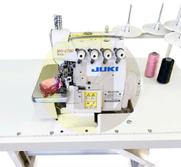 Máy vắt sổ 2 kim 4 chỉ Juki MO 6700 cũ