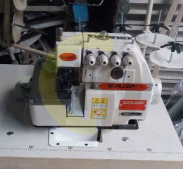 Máy vắt sổ liền trục 2 kim 4 chỉ Siruba 747f TQ cũ